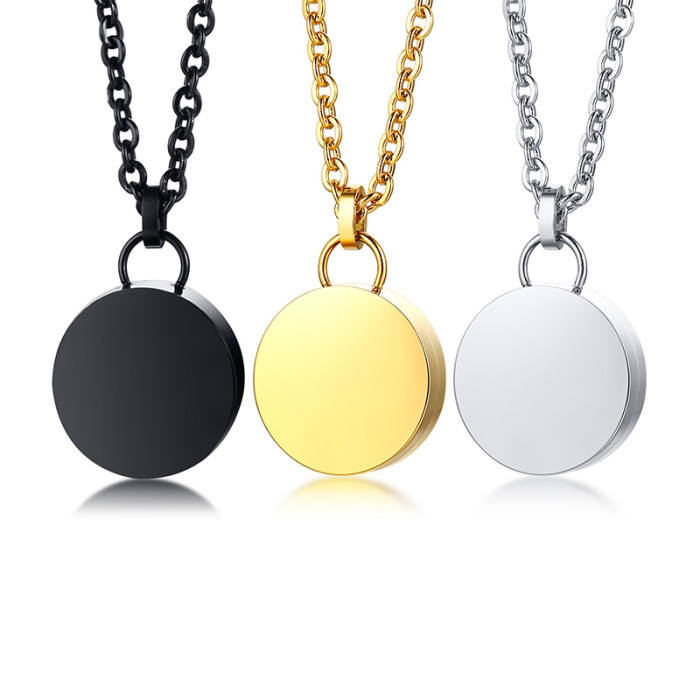 Wholesale Stainless Steel Human Ashes Urn Necklace