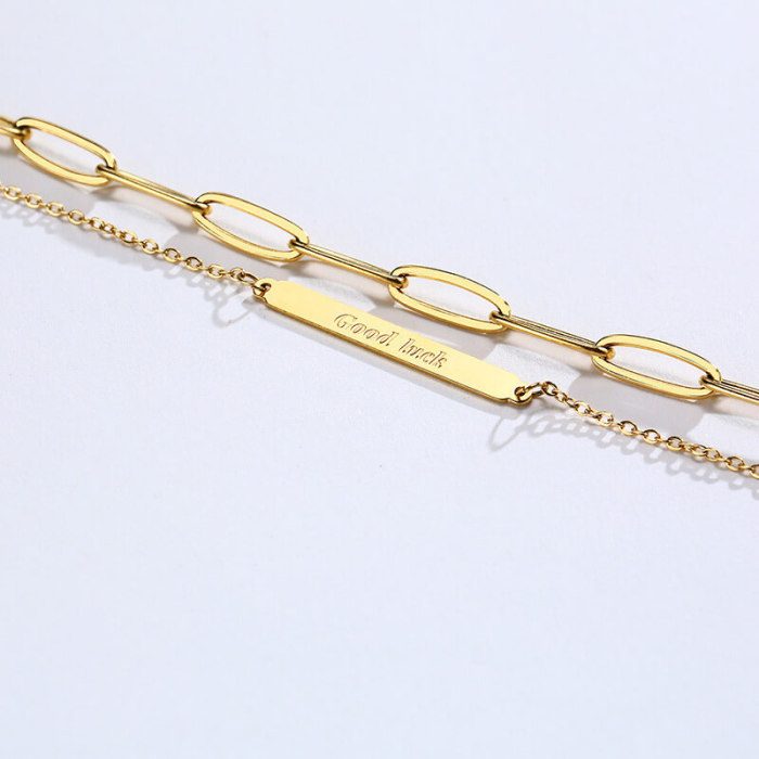 Wholesale Stainless Steel Women Chain Bracelet