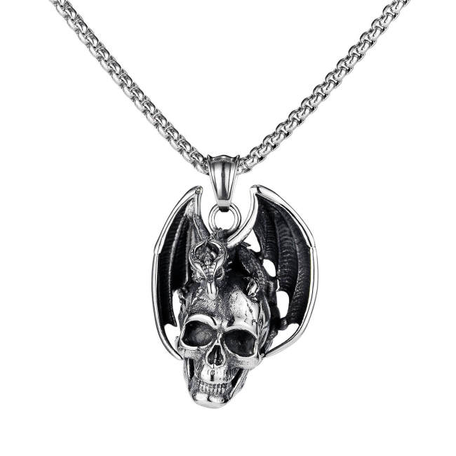 Wholesale Skull Pendant Stainless Steel