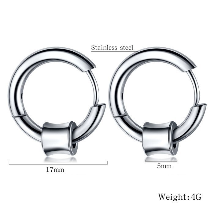 Wholesale Stainless Steel Huggie Hoop Earrings with Charm