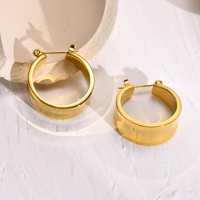 Wholesale Stainless Steel Hoop Earrings