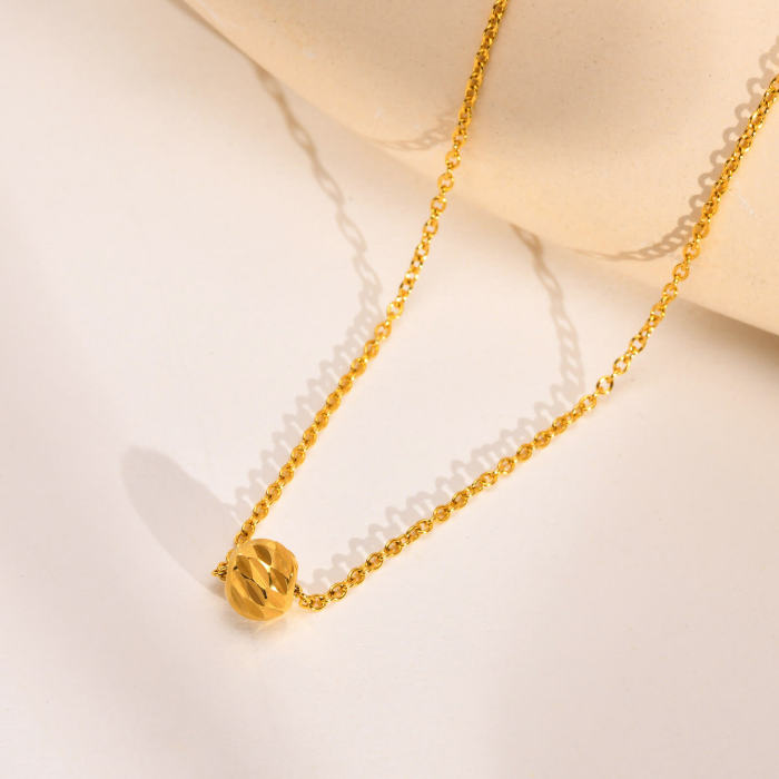 Wholesale Stainless Steel Bead Pendant Necklace