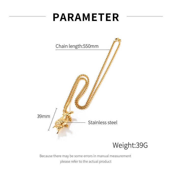 Wholesale Bull Pendant Stainless Steel