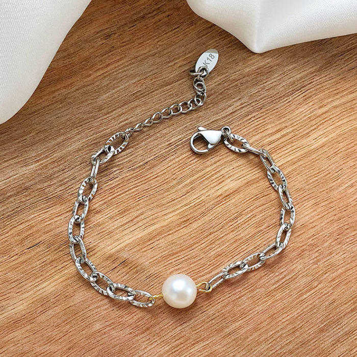 Wholesale Stainless Steel Bracelet and Necklace Set