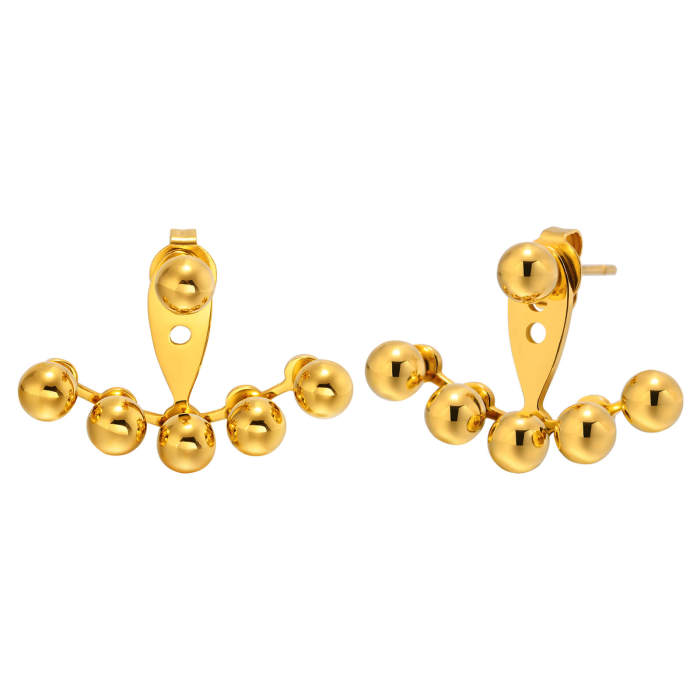 Wholesale Stainless Steel Earring with beads