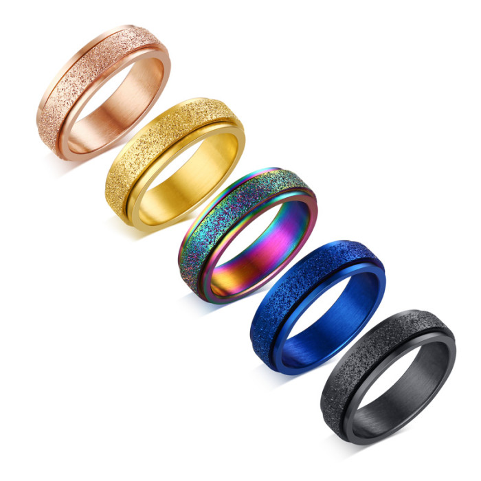 Wholesale Stainless Steel Spinner Wedding Ring