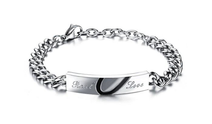 Stainless Steel Couple Bracelets Wholesaler
