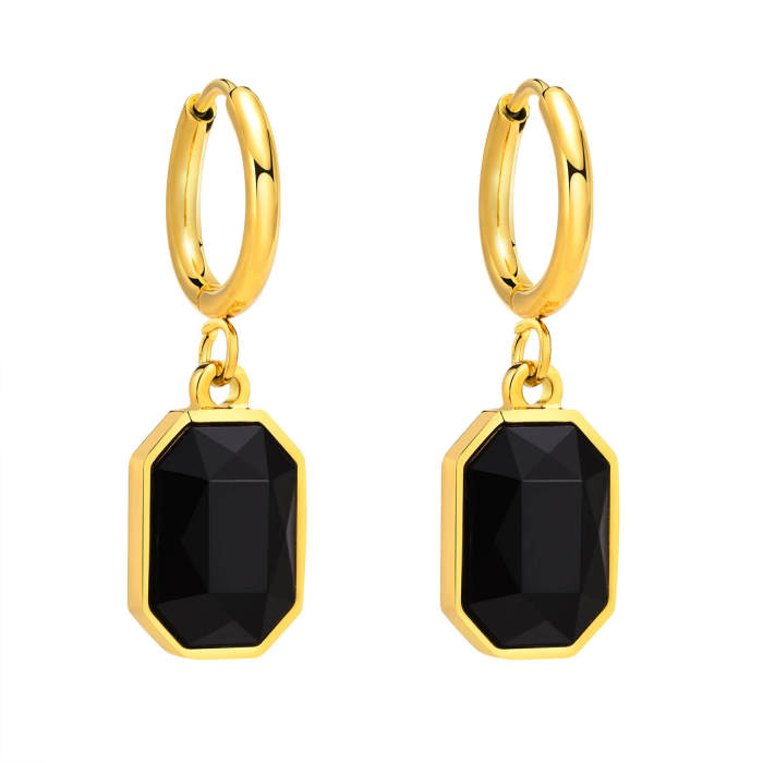 Wholesale Stainless Steel Cubic Zirconia Earrings