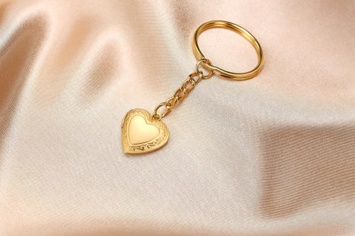Wholesale Stainless Steel Locket Keyring