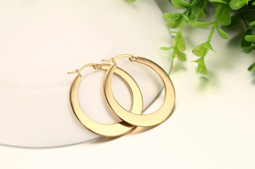 Stainless Steel Womens Hoop Earring