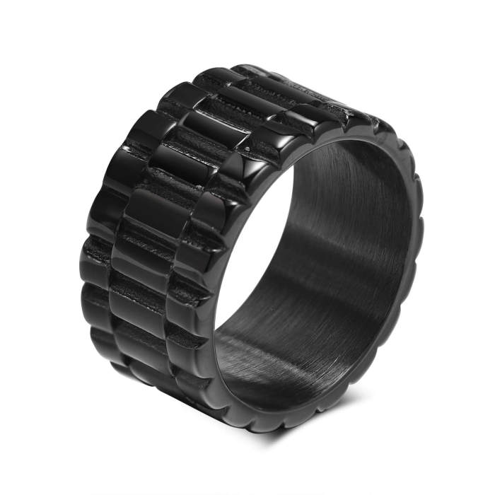 Wholesale Stainless Steel Mens Gold Wedding Bands