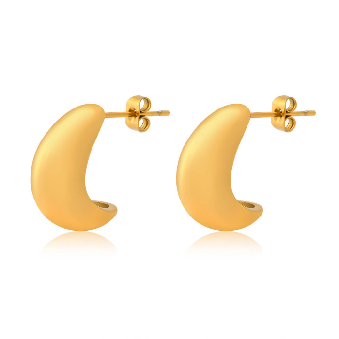 Wholesale Stainless Steel Women Stud Earrings