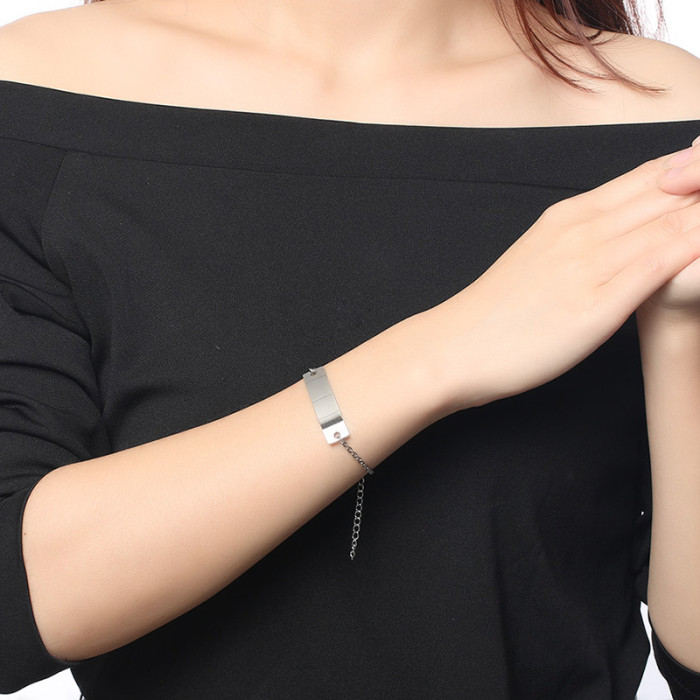 Stainless Steel Womens Blank Bracelets Wholesale