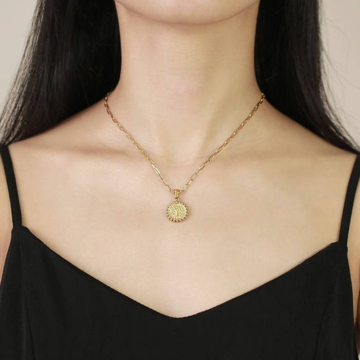 Wholesale Stainless Steel Intial Pendant Necklace