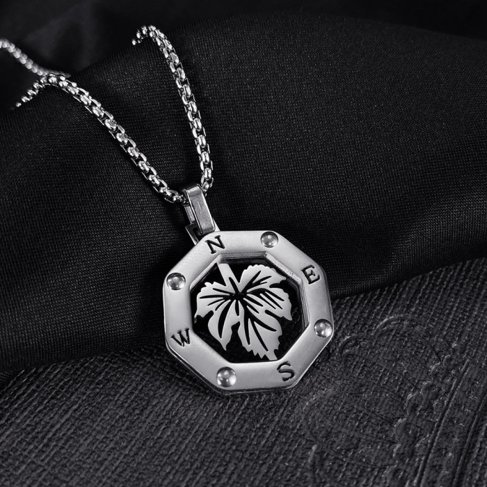 Wholesale Maple Leaf pendant Stainless Steel