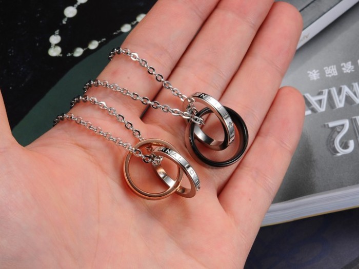 Stainless Steel Couple Pendant for Sale