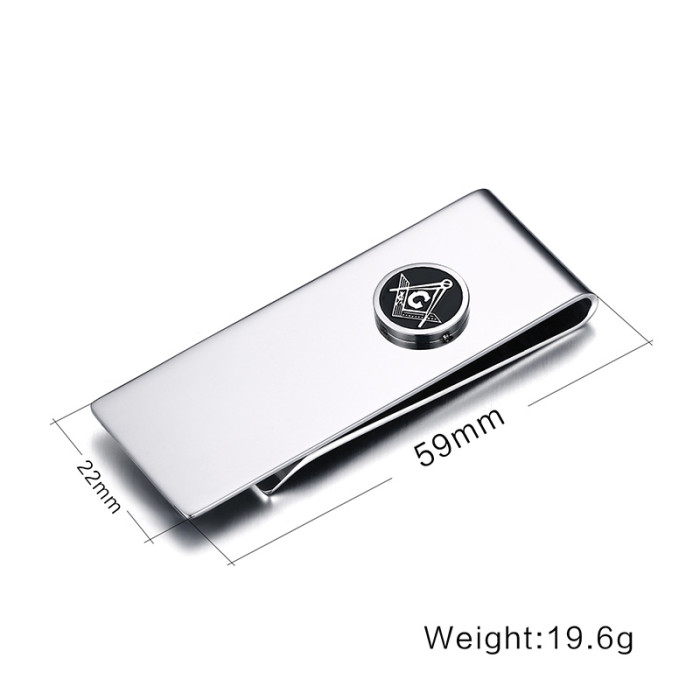 Freemason Money Clip Wholesale Stainless Steel