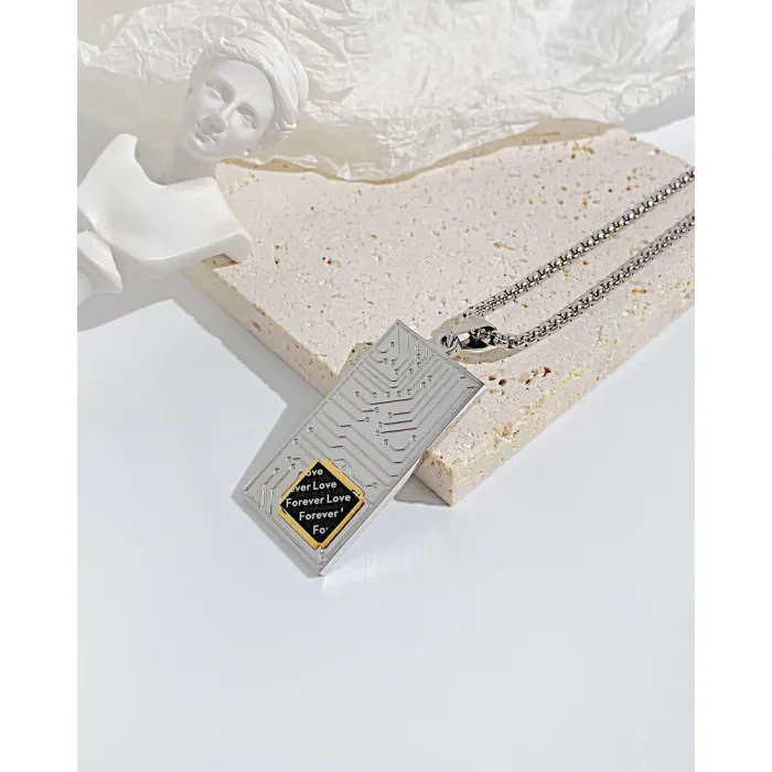 Wholesales Stainless Steel Circuit Board Pendant