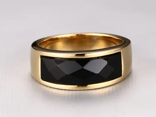 Wholesale Stainless Steel Onxy Rings for Sale