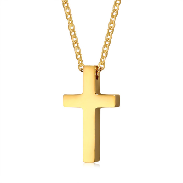 Wholesale Stainless Steel Engravable Cross Pendant