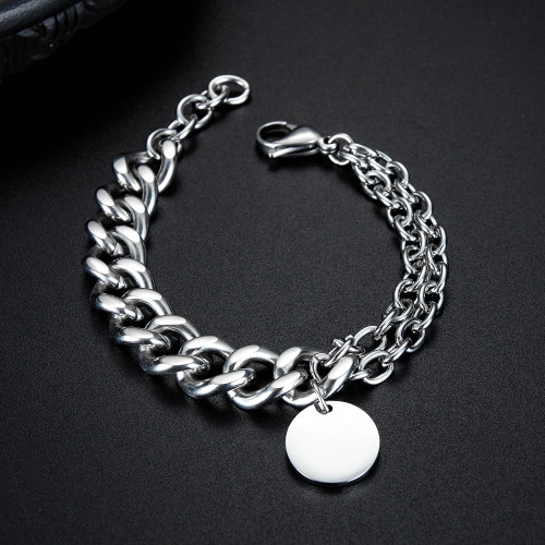 Wholesale Stainless Steel Mens Stylish Curb Chains Bracelets