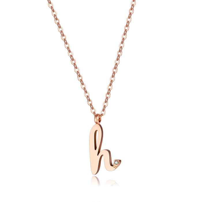 Wholesale Stainless Steel Letter Necklace Online Shopping