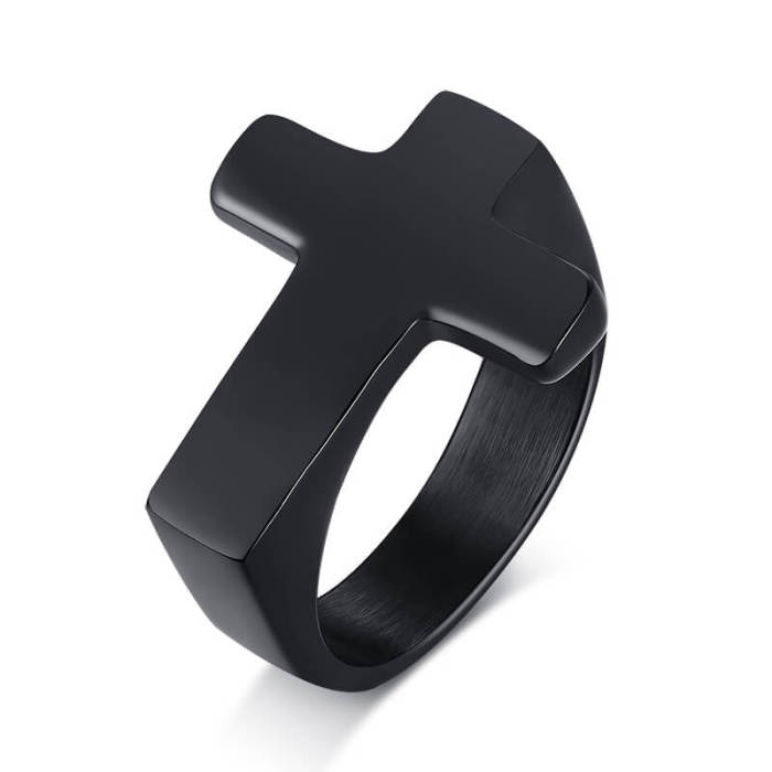 Wholesale Stainless Steel Cross Rings