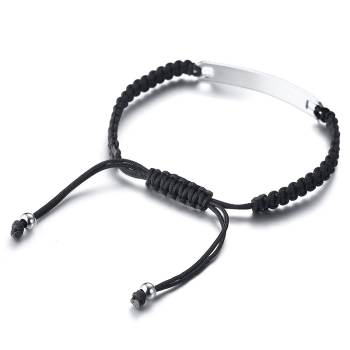 Wholesale Stainless Steel Pride Gay Weave Bracelet