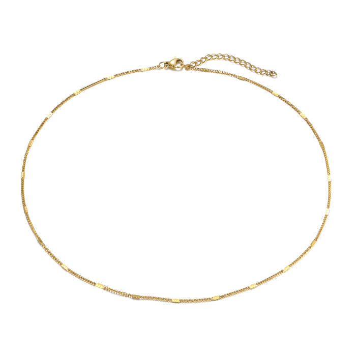 Wholesale Stainless Steel Women Chain Necklace