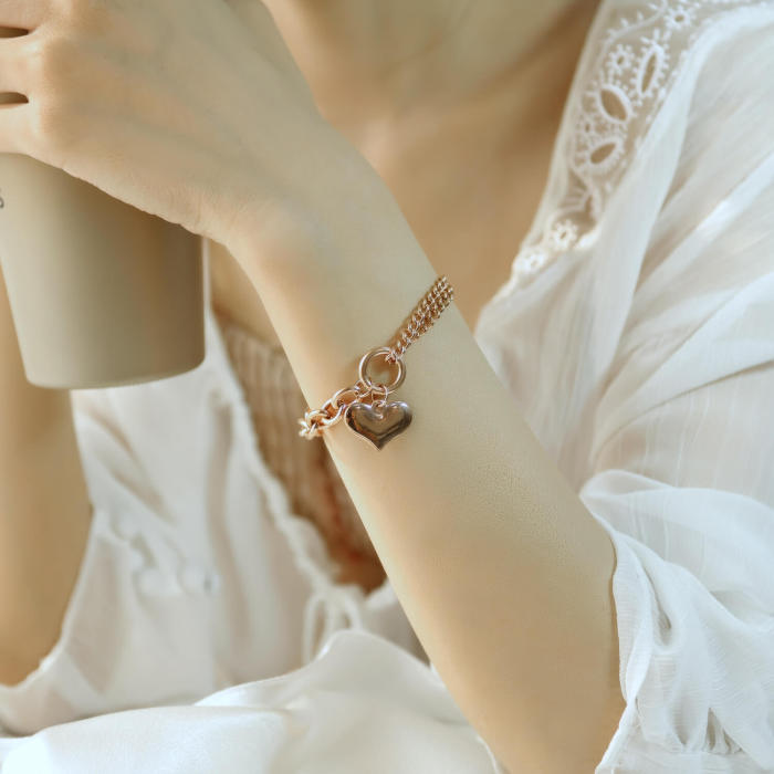Copy Wholesale Stainless Steel Men Chain Bracelet