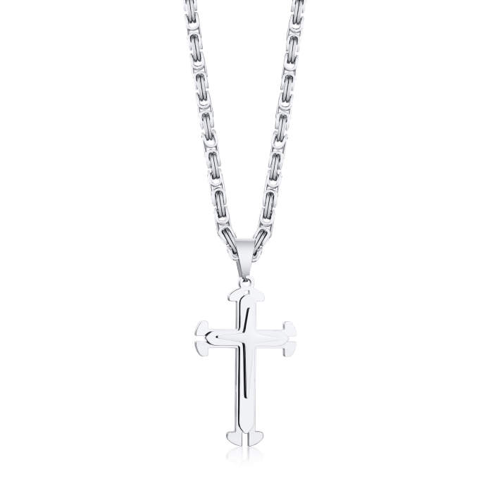Wholesale Stainless Steel Cross Chains for Men