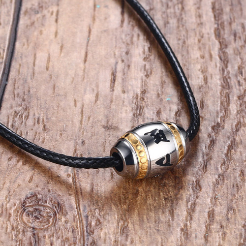 Wholesale Stainless Steel Buddhism Male Pendant Necklace