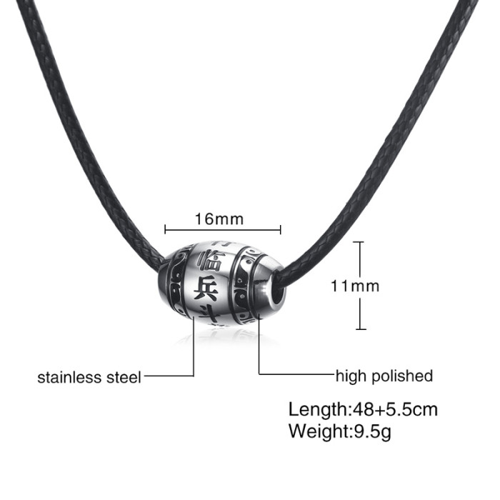 Wholesale Stainless Steel Chinese Style Trendy Necklaces