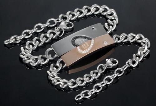 Stainless Steel Heart Match Couple Bracelets Cheap