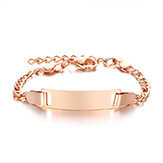 Wholesale Stainless Steel Personalized Bracelet for Child Baby Boy Girl
