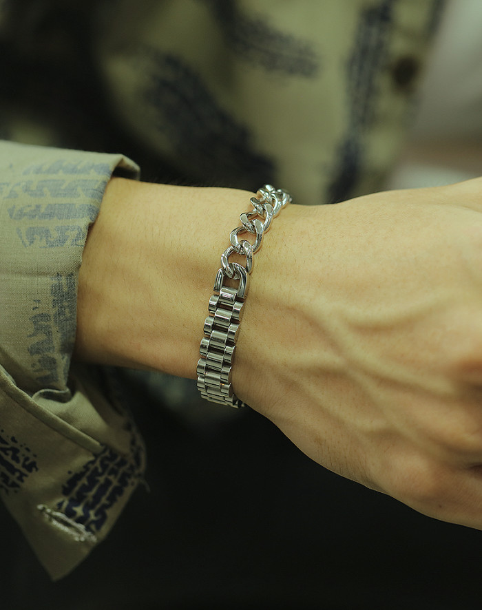 Wholesale Stainless Steel New Arrival Carbine Bracelet
