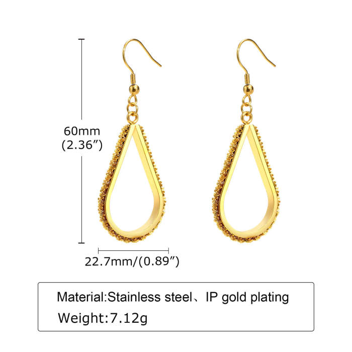 Wholesale Womens Stainless Steel Hoop Earrings