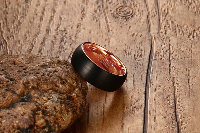 Wholesale Black Tungsten Carbide Jewelry Ring