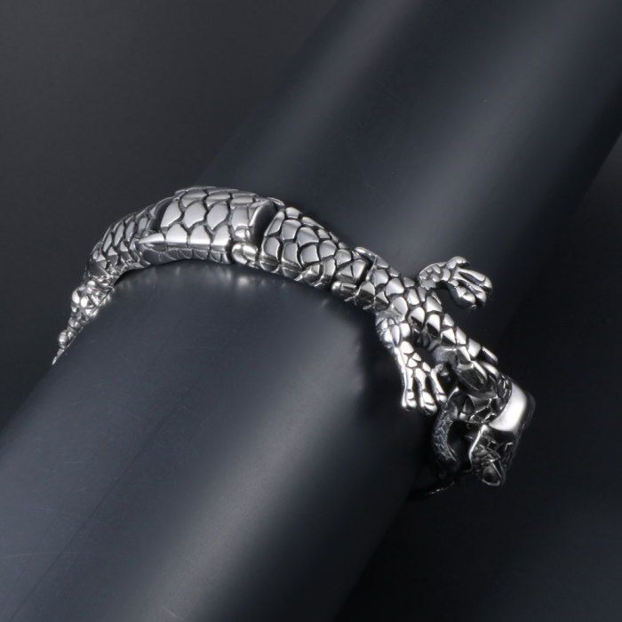 Wholesale Stainless Steel Styllish Cabrite Biker Bracelet