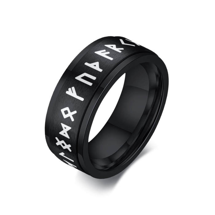 Wholesale Stainless Steel Ring with Viking Amulet