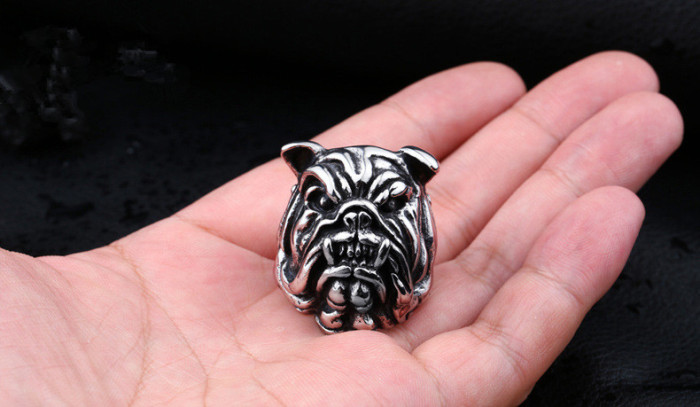 Stainless Steel Bulldog Skull Jewelry for Sale