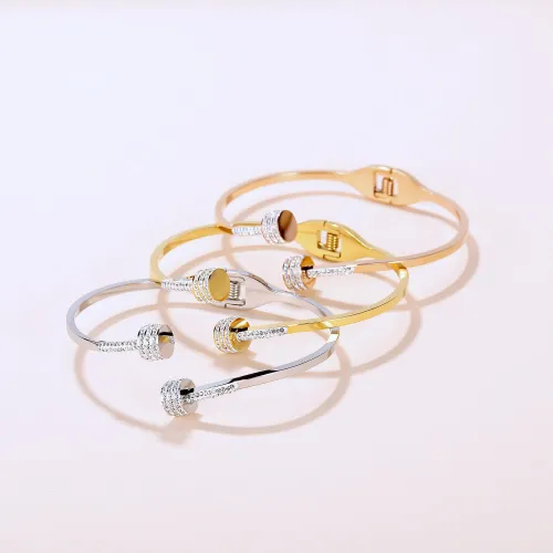 Wholesale Stainless Steel Gold Plated Bangles