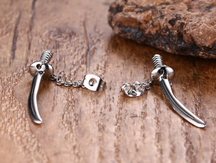 Wholesale Stainless Steel Mens Earring Studs
