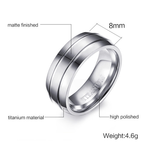 Wholesale Titanium Wedding Band Ring