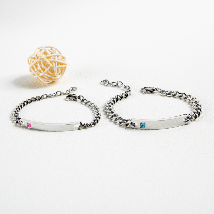 Wholesale Stainless Steel Personality Jewelry Couple Bracelet