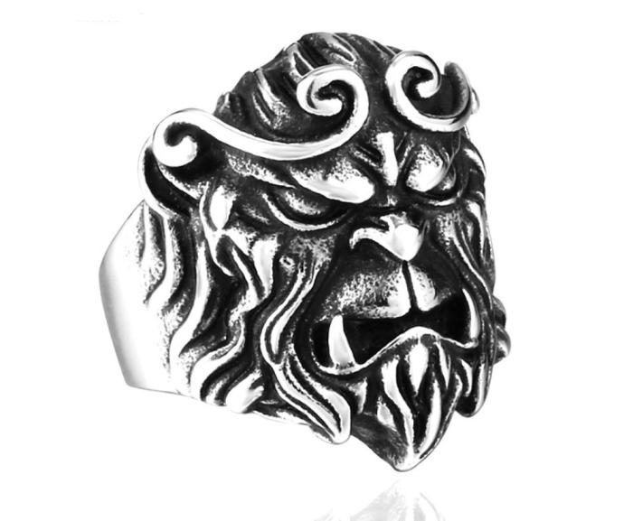 Wholesale Mens Rings Stainless Steel Sun Wukong Ring