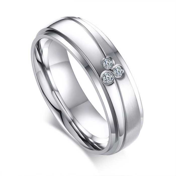 Wholesale Stainless Steel Wedding Ring Band Sets