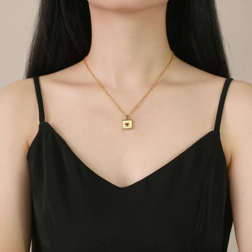 Wholesale Stainless Steel Gold IP Pendant Necklace