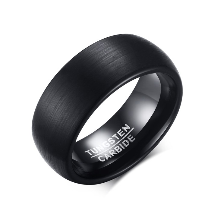 Wholesale Black Tungsten China Ring