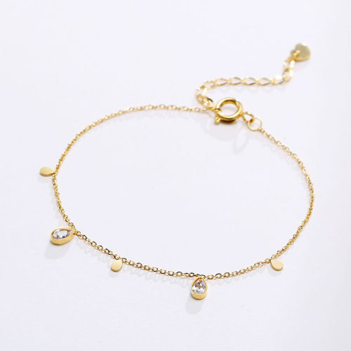 Wholesale Stainless Steel Women Bracelet with CZ